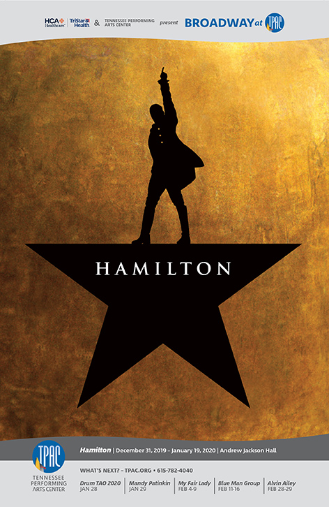 TPAC: Hamilton playbill